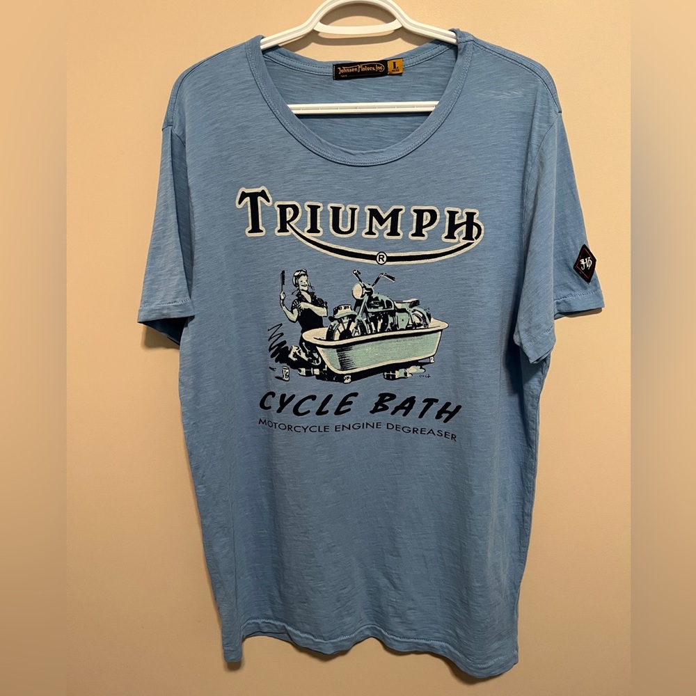 Triumph Motorcycle Graphic Tee, size L